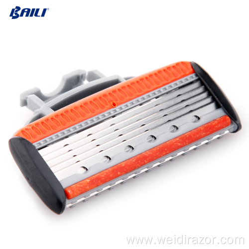 Flexible Razor 5 Blade Beard Shaving Razor blades